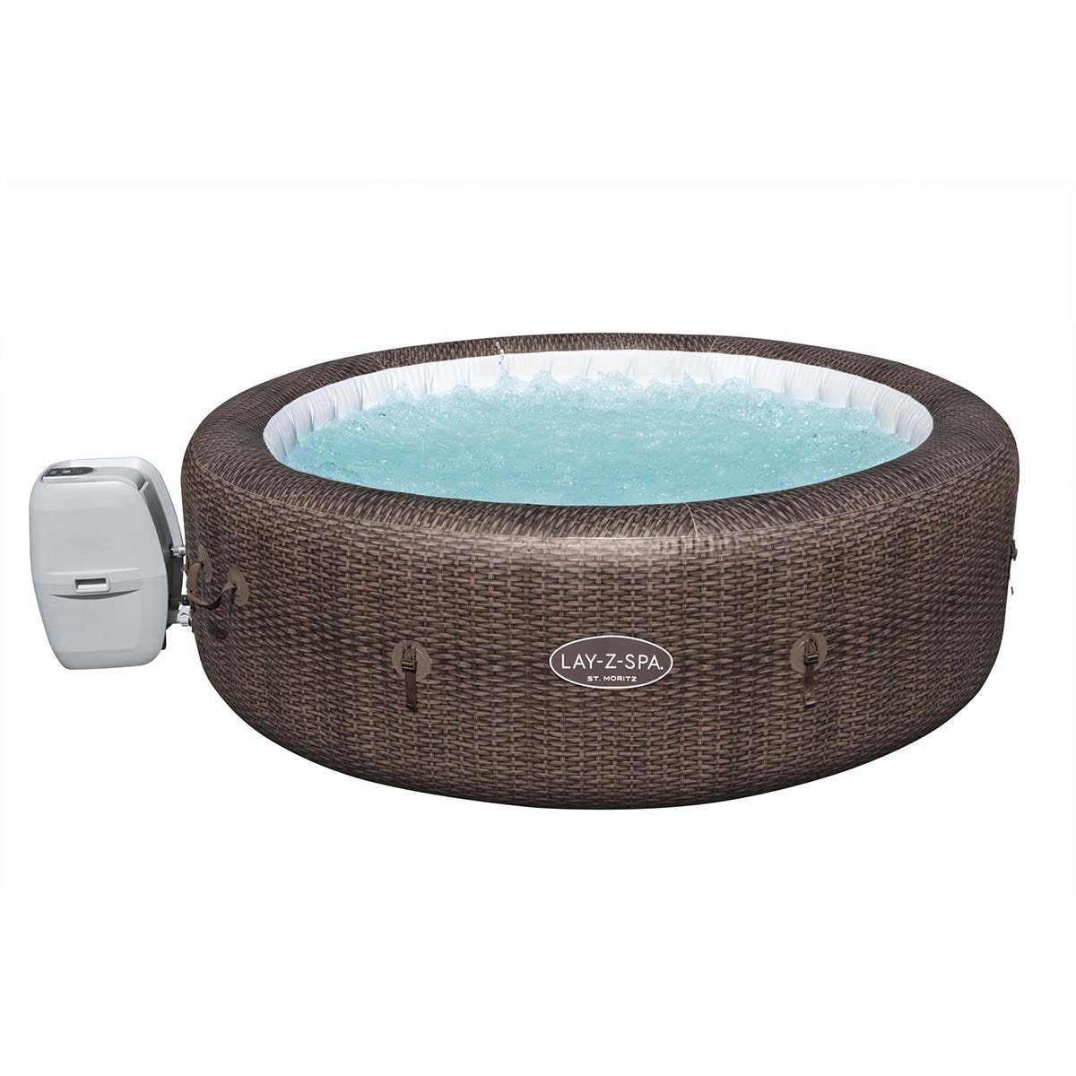 Lay-Z-Spa St Moritz AirJet Hot Tub Inflatable Spa, 5-7 Persons