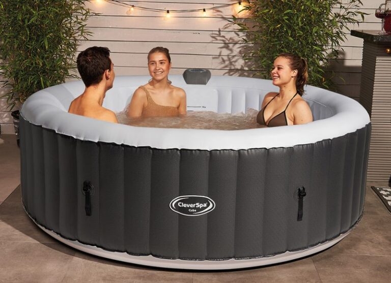 Cleverspa Cuba Hot Tub 6 Person Round Ibeam With Cleverlinkn App Deals.