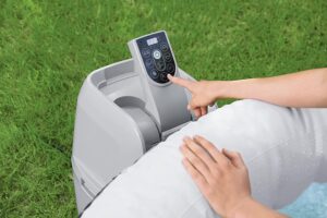 Lay-Z-Spa Aruba  Inflatable Hot Tub Review - Control